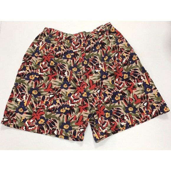 Vintage Karen Scott Colorful Womans Shorts Size 14 ❤️ - Picture 1 of 3